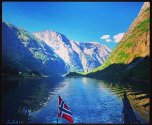 Cruising the fjords, Norway