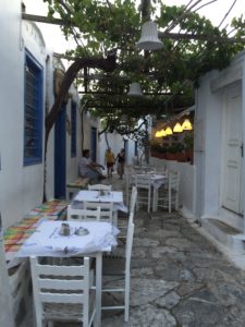 A tavern in Hora, in Amorgos