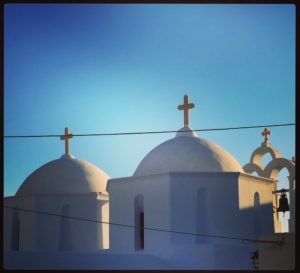 A church in Hora, in Amorgos