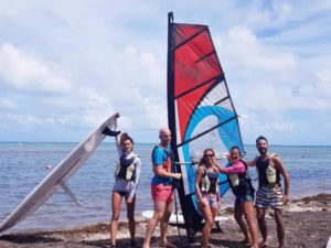 Windsurfing in Vauclin, Martinique