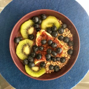 An açaí smoothie bowl