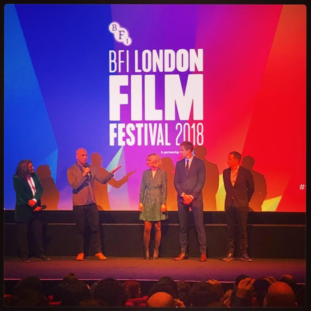 Alexander Skarsgård at the screening of 'The Hummingbird Project' at the 62nd BFI London Film Festival