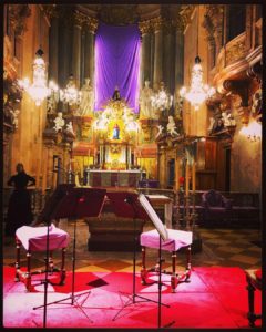 A classical music concert in St Peter’s Church (Peterskirche)