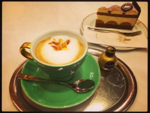 Mozart Kaffee and Mozart torte 