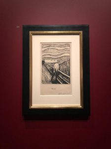 Lithograph based on Munch's masterpiece ‘The Scream’