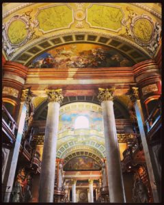 Inside the Austrian National Library in Vienna