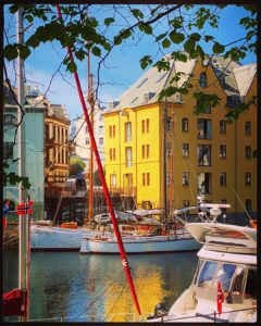 In the center of Ålesund