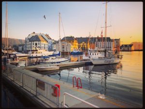 The harbor in Ålesund