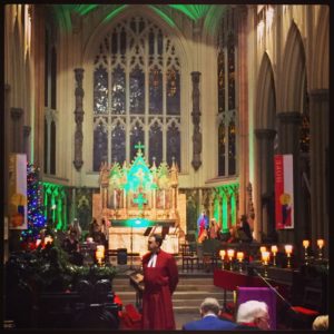 A Christmas carol concert at Leeds Minster