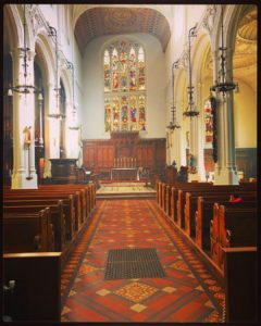 Host Cafe, inside St Mary Aldermary, a beautiful church in the City of London