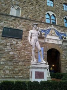 A replica of David, Florence