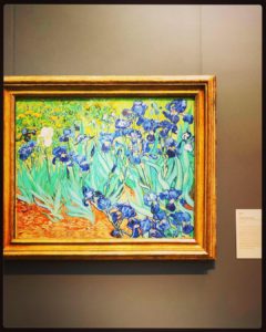 Van Gogh's Irises, at the Getty Center, Los Angeles