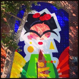 A Frida Kahlo mural in San Francisco