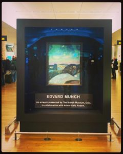 Edvard Munch at Gardermoen Airport