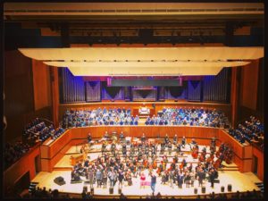 the Bergen Philharmonic Orchestra performing the opera ‘Peter Grimes’ at the Southbank Centre