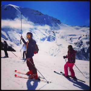 Skiing in Megève 