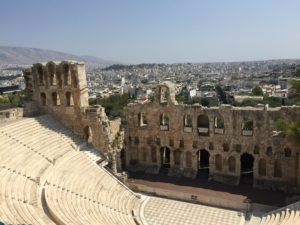 The Odeon of Herodes Atticus in Athens