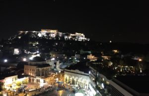 Athens by night