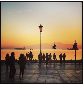 Sunset in Thessaloniki