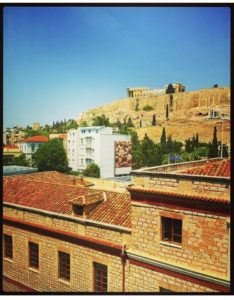 View from the Acropolis Museum in Athens