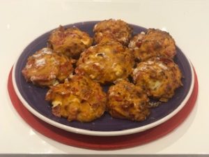 My baked tomato fritters