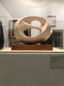 A sculpture by Dame Barbara Hepworth at Tate St Ives