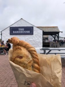 A traditional Cornish pasty