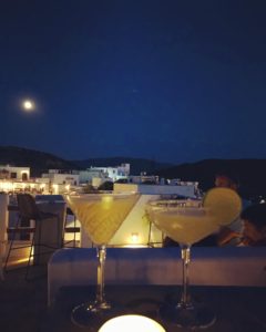 Agora, one of my favourite rooftop bars in Skyros