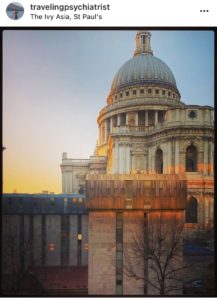 View of St Paul's from the Ivy Asia