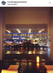 Kitchen and Bar at Tate Modern, my favourite of these 10 London restaurants with panoramic views