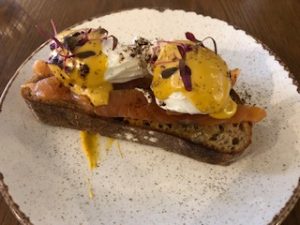 Eggs on toast at Prufrock