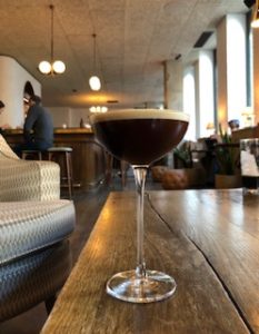 An espresso martini at the Hoxton