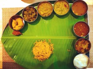 A thali at Sampoorna