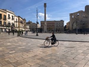 The Piazza Sant’Oronzo in Lecce