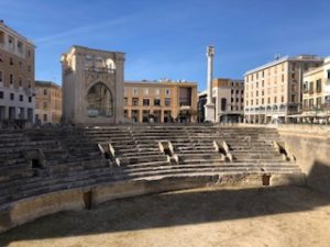 The Piazza Sant’Oronzo in Lecce