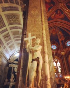 Michelangelo's sculpture Cristo della Minerva