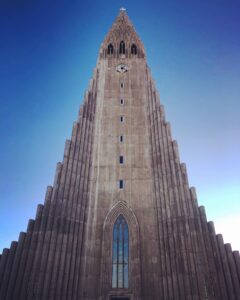 Hallgrímskirkja, the largest church in Iceland, and Reykjavik ’s most noticed landmark