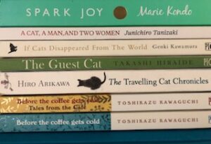 Japanese books for cat and coffee lovers