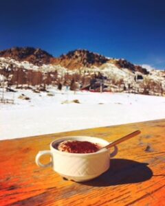 A tiramisu on the slopes