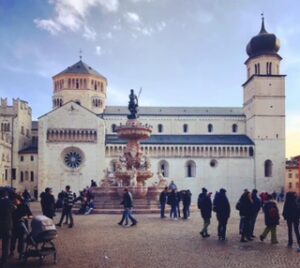 Trento's Piazza del Duomo and the Cattedrale di San Vigilio (also known as Duomo)