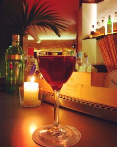 ‘Wild Roots’ (vermouth, mastic, rum) at Milan 's Botanical Club