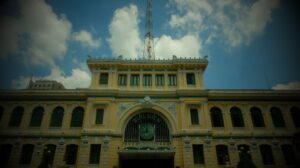 the Central Post Office in Ho Chi Minh City