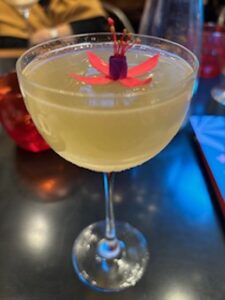 A Bali Mystique cocktail, at Swans Bar