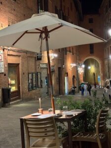 Osteria Quattro Venti is a great place for dinner in Siena