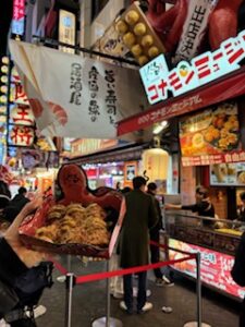 Takoyaki at Dōtonbori in Osaka