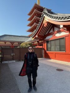 At Sensō-ji, one of the six temples and shrines I visited in Tokyo