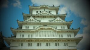 Himeji Castle, one of the finest surviving examples of traditional Japanese castle architecture