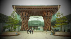 The train station in Kanazawa
