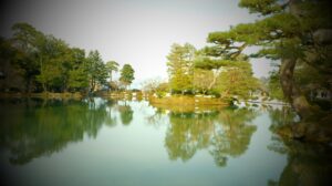 Kenrokuen, considered one of the “three great gardens of Japan”
