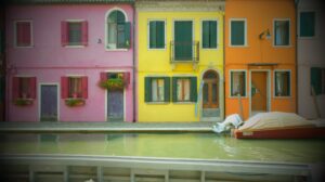 Some of Burano's colorful houses